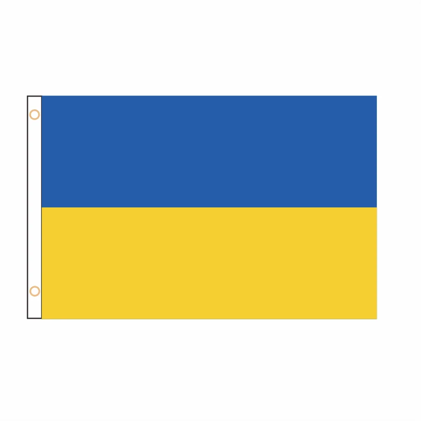 ukraine flag90*150cm/60*90cm/40*60cm/5*3ft Ukraine Flag Large Polyester Ukrainian National Country Flag and Banner