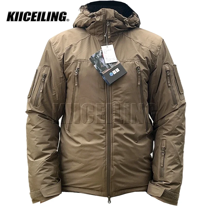 KIICEILING MIG 3.0 Multicam Tactical Jackets For Men Women Winter Warm Waterproof Jacket Army Military Hiking Down Parkas down jackets men jacket camping jacket