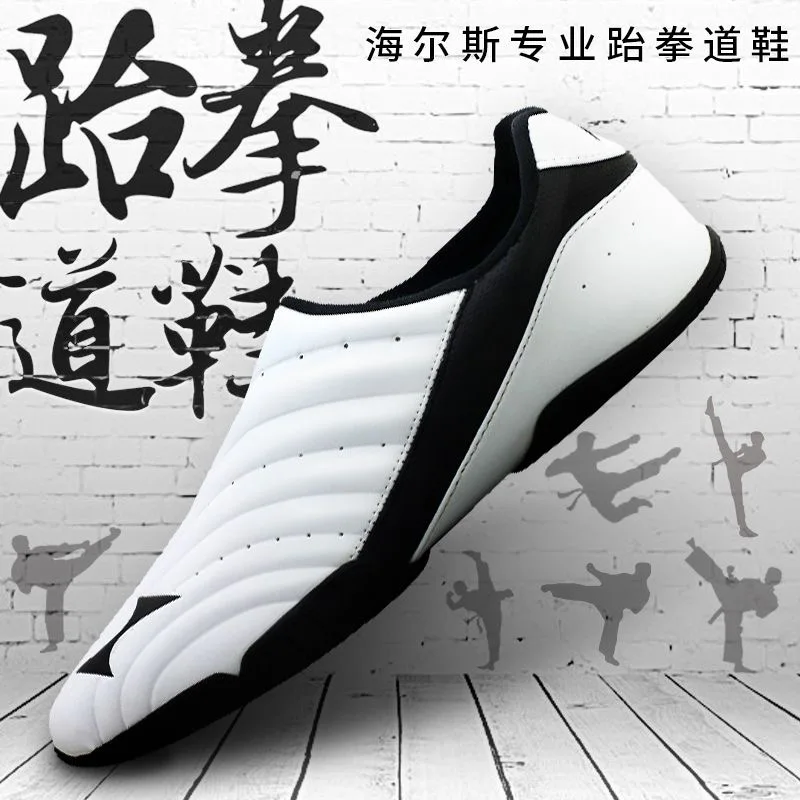 

Professional Taekwondo Shoes for Men Women White Morning Exercise Martial Arts Shoes Unisex Tai Chi Shoe Couples Size 35-46