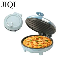 JIQI Household Electric Skillet Crepe Pancake Maker Double Side Heating Automatic Pizza making Machine Portable BBQ Frying Pan 1
