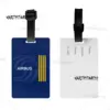 Airbus Fighter Pilot Luggage Tags for Travel Suitcase Aviation Airplane Privacy Cover ID Label 2