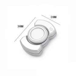Triple - Action Metal Fidget Toy: Stress Relief & Focus Aid (Silver)