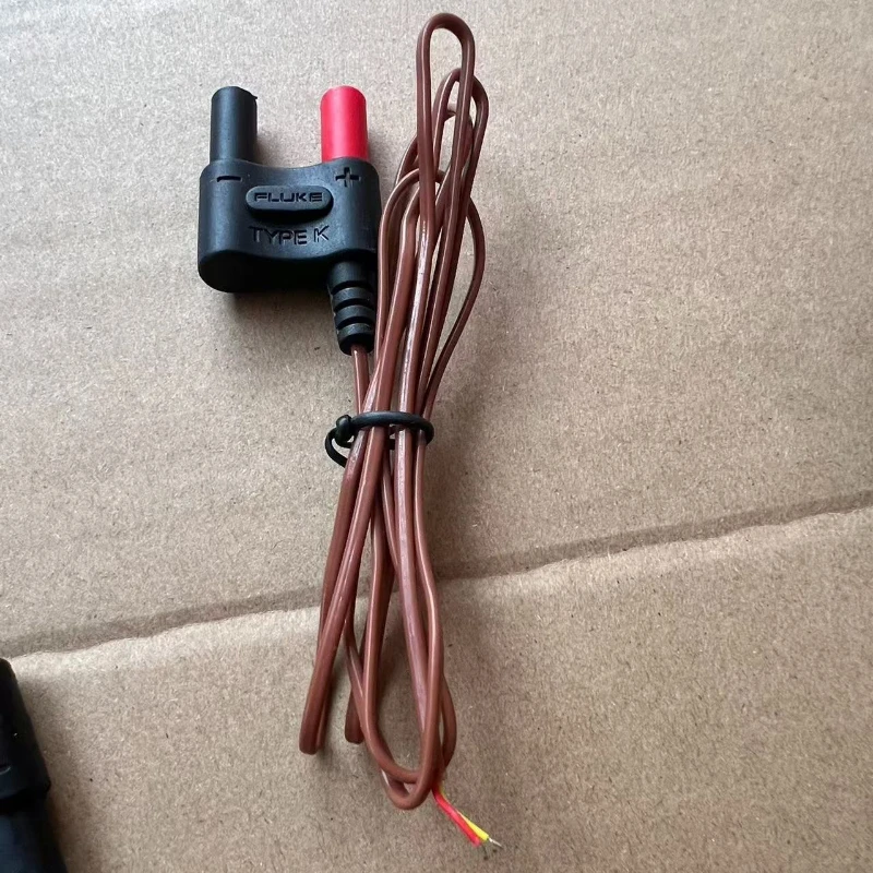 1Pc for Fluke 17B+ Temperature Wire 87V179 Thermocouple FLUKE 80BK-A Temperature Wire Test Probe