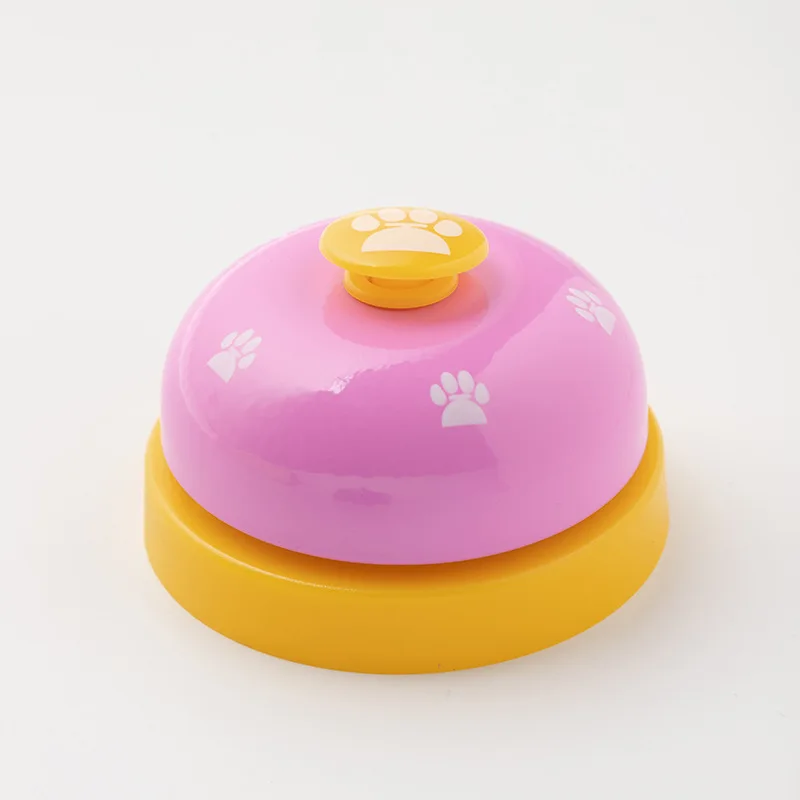 Pet Toys Bell for Dogs Cat Training Interactive Toy Called Dinner Small Bells Footprint Ring Trainer Feeding Reminder For Teddy
