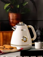 Bouilloire électrique à chauffage rapide avec indicateur LED, bouilloire à thé en acier inoxydable pour usage domestique 3