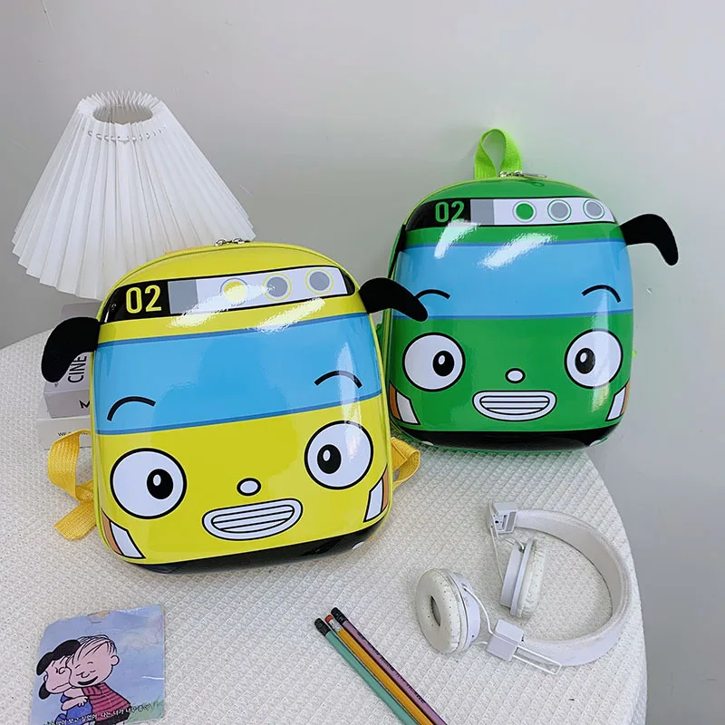 Tayo Cartoon Little Bus Schoolbag Children Bags Children'S Cute Backpack Kids Bag Suitable For 1-6 Years Old Kids Boys Gifts