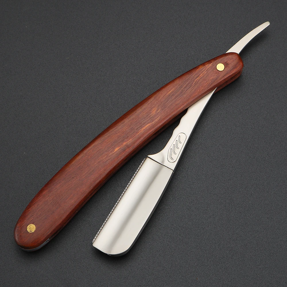 Traditional manual razor shaving safety blade shaving, eyebrow trimming and hair shaving knife holder 5