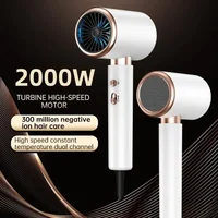 Hair Dryer, High-Speed Electric Turbine Airflow, Low Noise, Constant Temperature And Quick Drying, Suitable For Home Salons 1