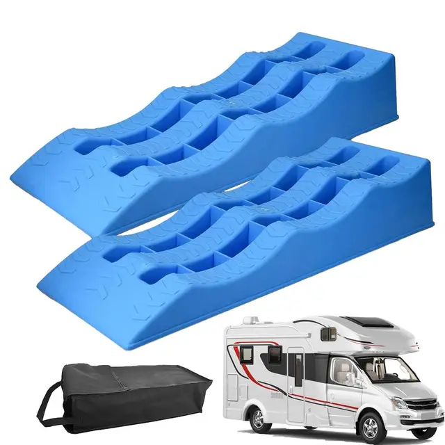 Cunei Livellamento Camper 4 Tonnellate - Set Da 2 Per Ruote | Navaris Anti-Ribaltamento - Foto 11