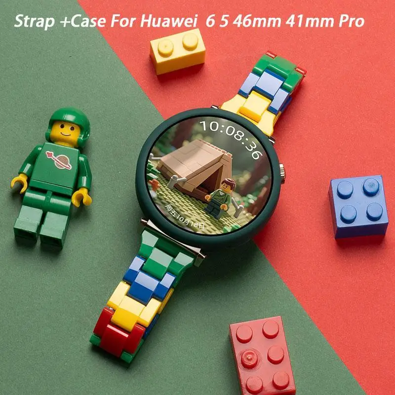 Silicone Case with Stylish Candy Color Resin Strap
