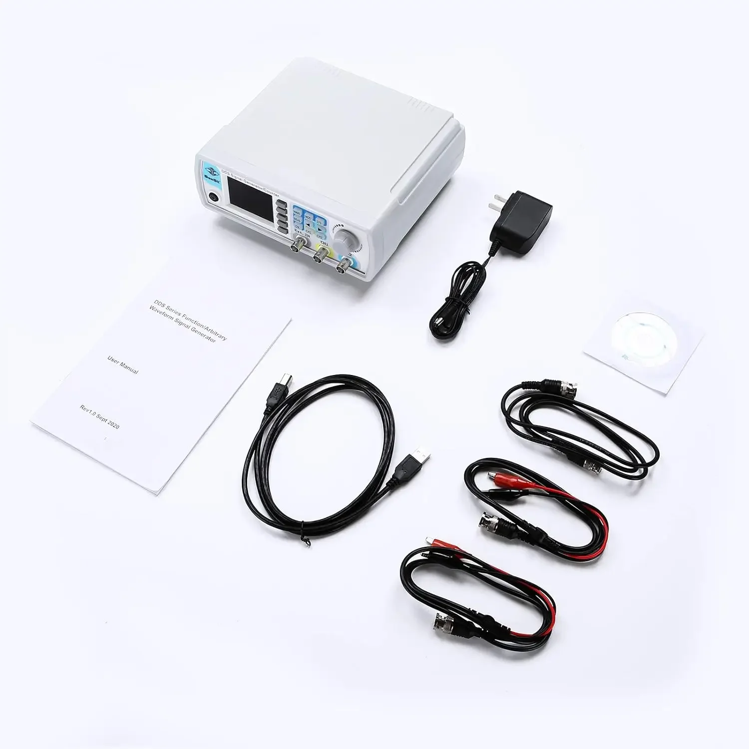 Professional DDS Signal Generator Counter 60MHz High Precision 200MSa/s Dual-Ch