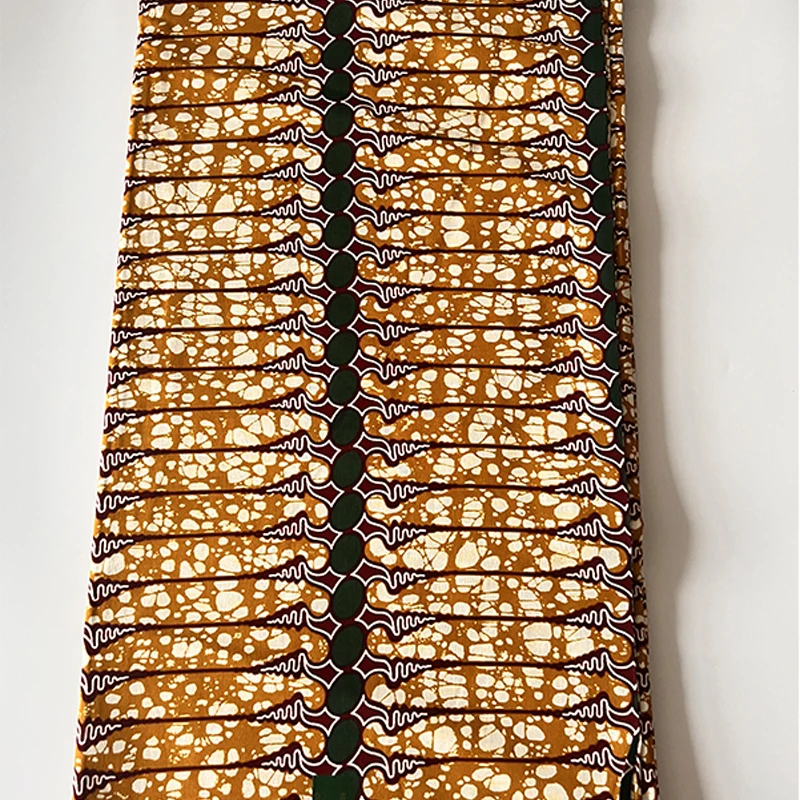 real fabric African Holland wax high quality cotton Ankara wax fabric Ghana dress 6 yards