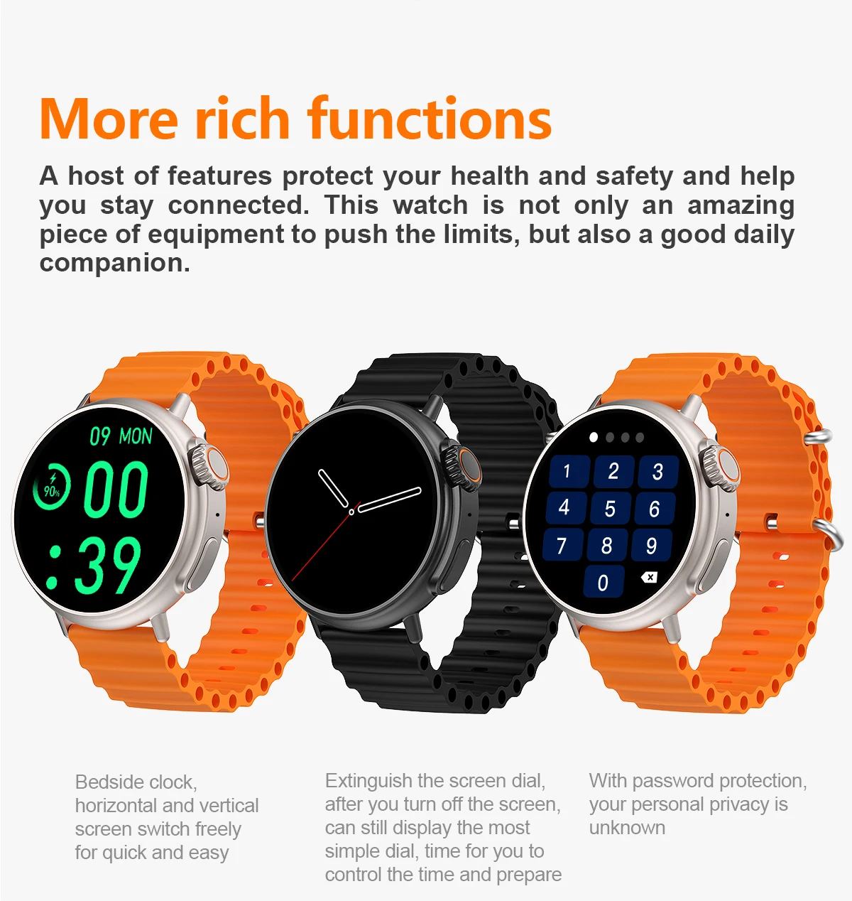 Title 22, Smartwatch con schermo AMOLED da 1.6 pollici a ...