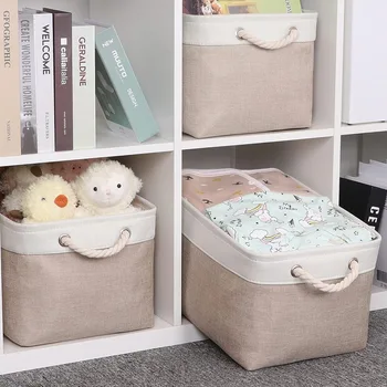 Multi-Functional Folding Storage Basket – Linen Organizer Box 1