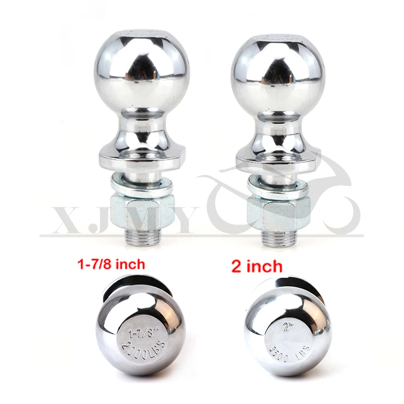 Traction ball 1-7/8 inches/2 inches, shank diameter. Universal trailer hook tow ball, trailer coupling hook tow ball universal auto shift knob acrylic crystal car star ball gear shift knob ball 54mm diameter gear shift knob 1 7 stars