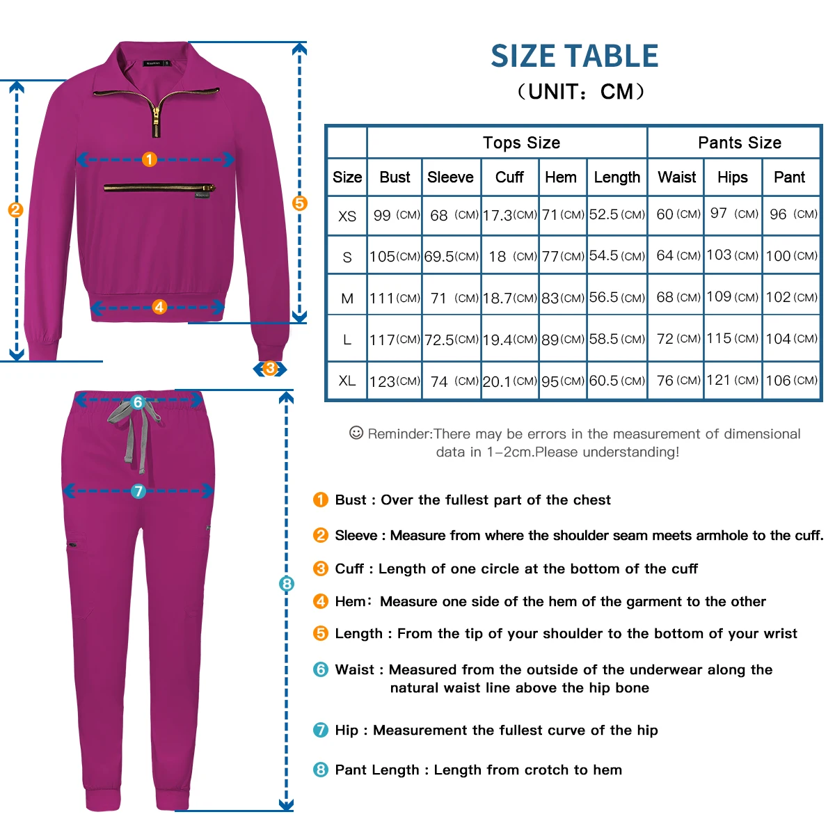 Medical Uniform High Quality Health Care Medical School Accessories Nursing Workwear Scrub Jogging Pant Pet Grooming Doctor Work Clothe