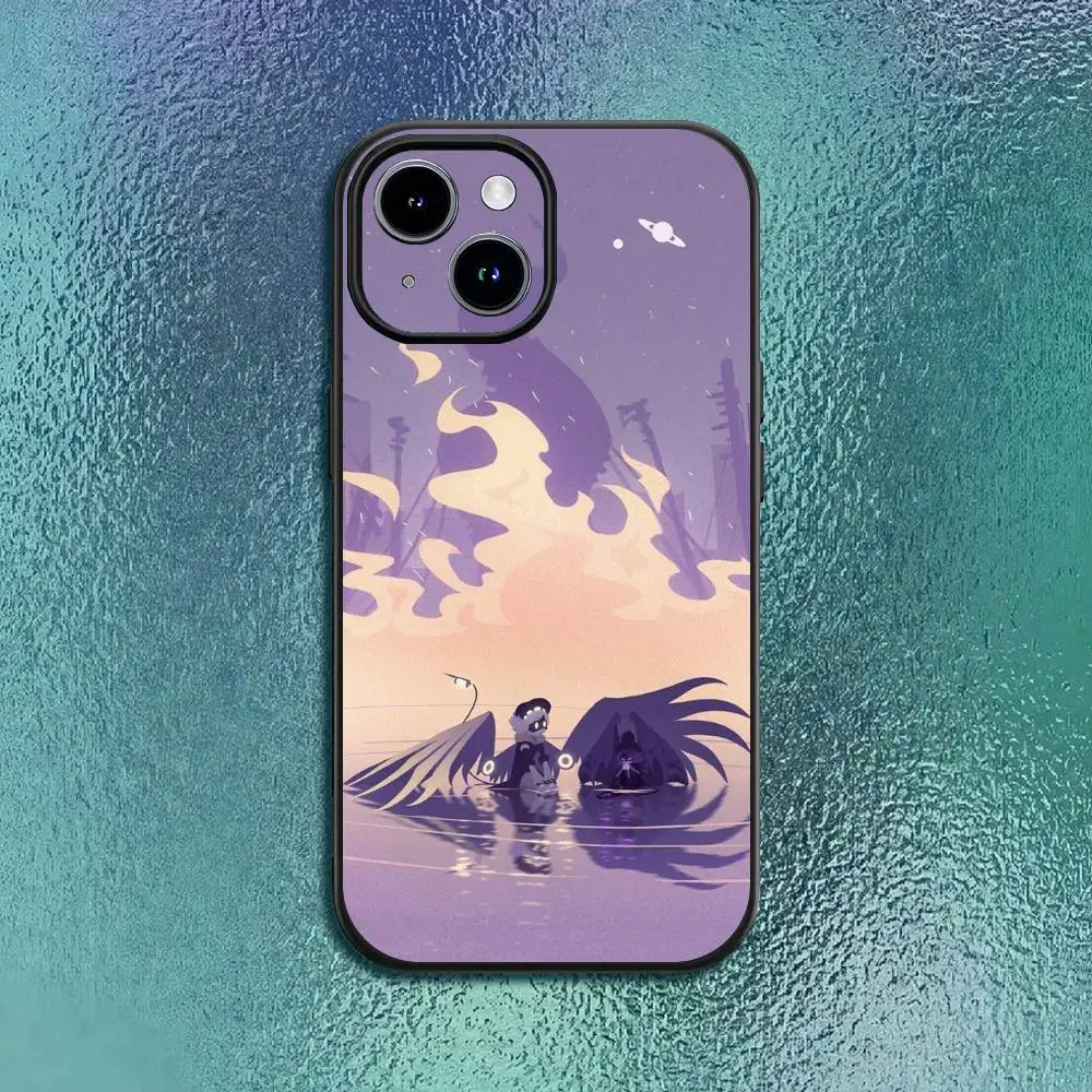 Sleek Black Soft Shell Phone Case With M-Murder Graphic Design