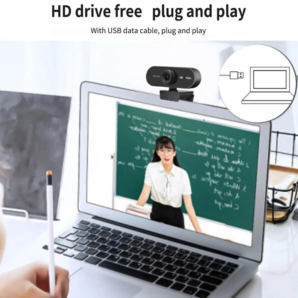 HD 1080P/2K Web Camera USB Camera Built In Microphone USB Network Web Autofocus Business Webcam for PC Laptop