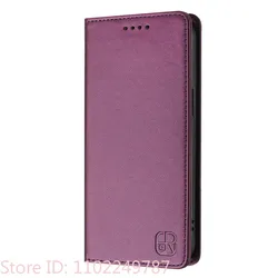 Luxury Anti - Theft Wallet Flip Cover Phone Case in Leather for Realme Note 70 4G (PURPLE)