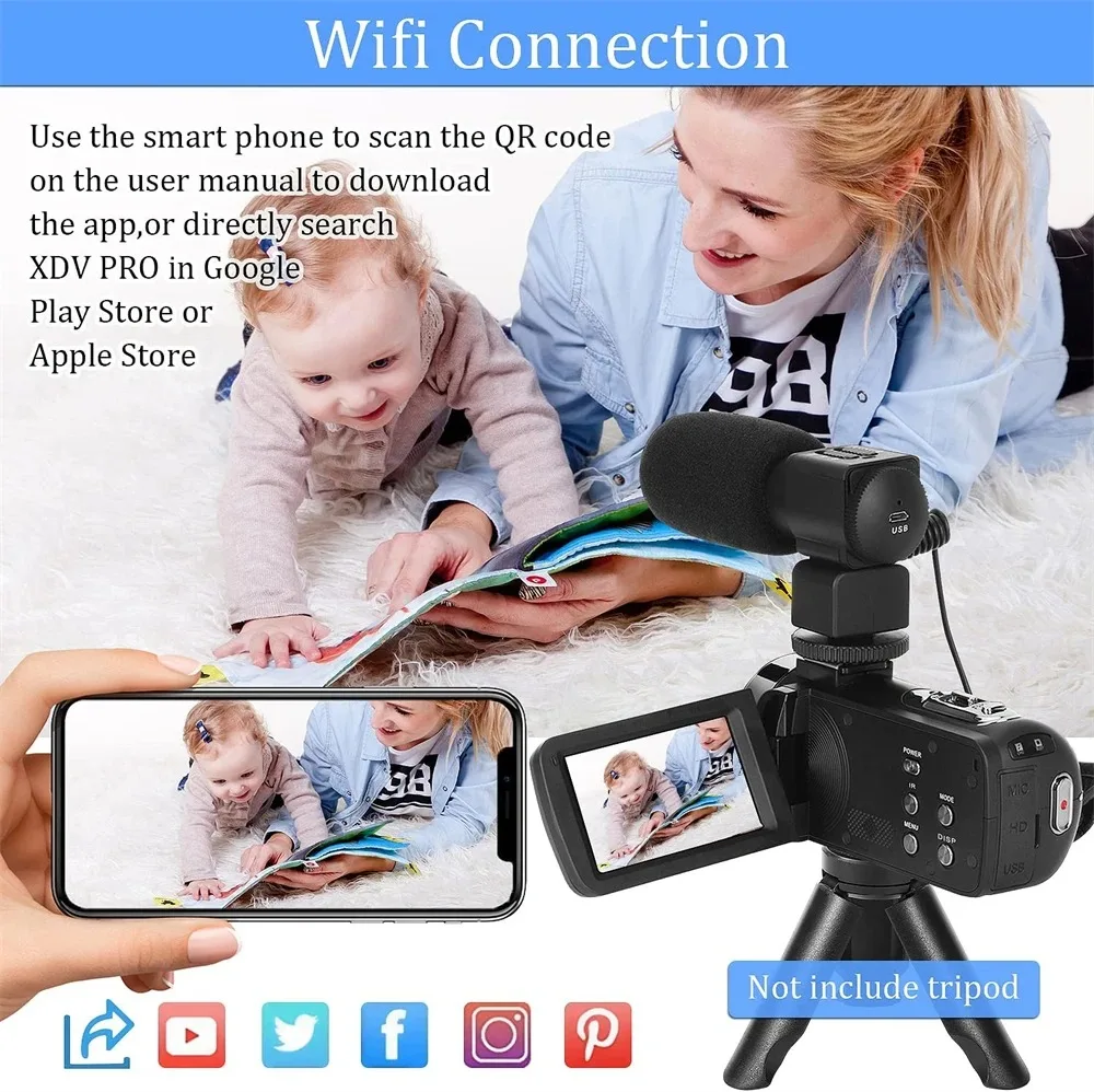 Caméra Action 360° 4K 32Go avec Objectif Grand-Angle