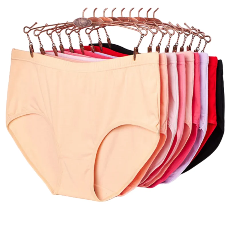

5PCS/Set Women’s Panties Comfortable Breathable Cotton Underwears Plus Size 6XL 7XL Lingerie Underpants Ladies Briefs