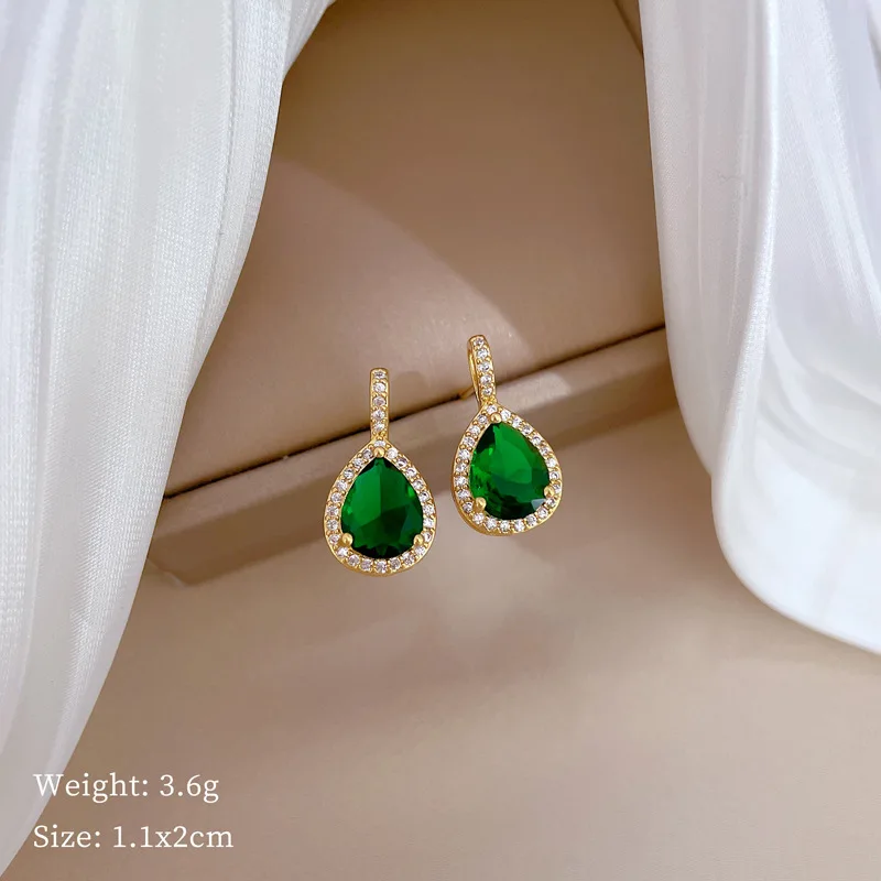 2pcs/set Jewelry Sets Women Elegant Waterdrop Green Rhinestone Pendant Necklace stud Earrings Wedding Dress Bridal Jewelry Set - AliExpress 36 2pcs/set Jewelry Sets Women Elegant Waterdrop Green Rhinestone Pendant Necklace stud Earrings Wedding Dress Bridal Jewelry Set - AliExpress 36