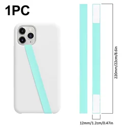 Universal Elastic Soft Silicone Phone Strap and Hand Grip (Light Green 1PCS)