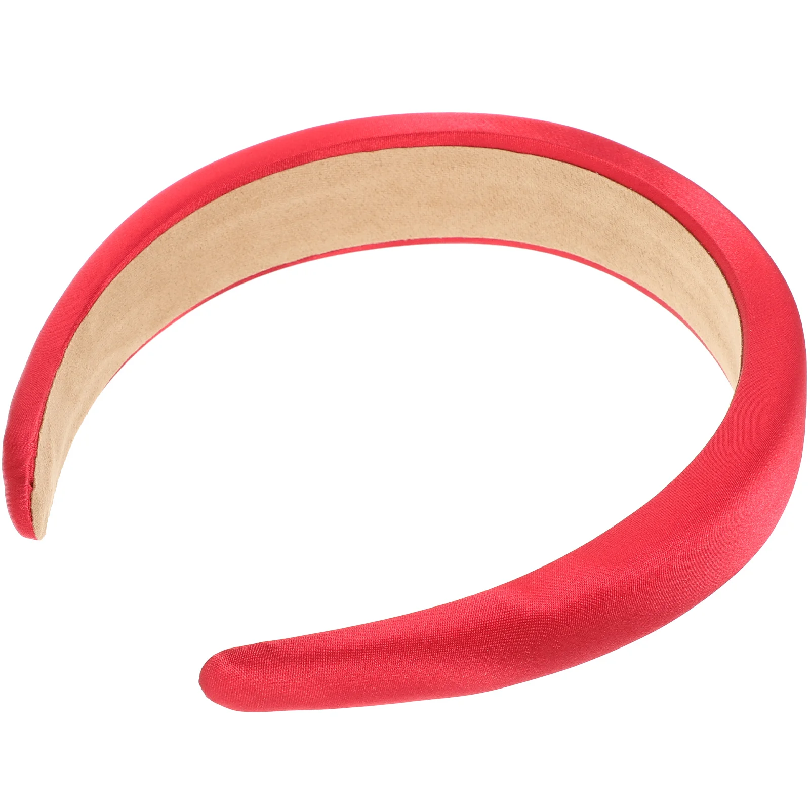 

Wide Satin Headband Women Nonslip Plain Head Band Hairband DIY Hair Accessory