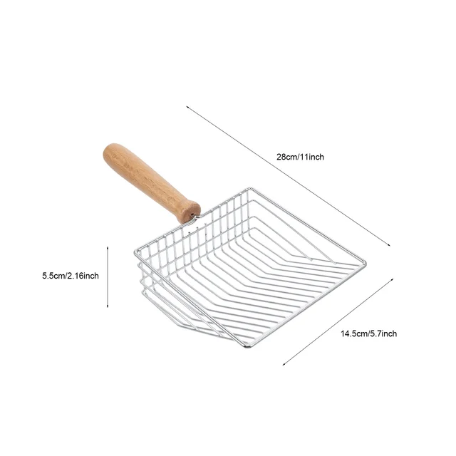 1Pcs Cat Litter Filter Scooper Eco Friendly Materials Non Deformable Structure Smooth Edge Safe Use Easy Clean Household Kitten 2
