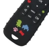 1PC Silicone Baby Toys TV Remote Control Shape Teether Toy BPA Free Silicone Teething Chewing Toy Sensory Baby Accessories 4