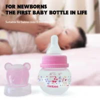 0-6 months newborn bottle, specially made for newborns, slow flow, no choking, lightweight super drop-proof newborn bottle 1