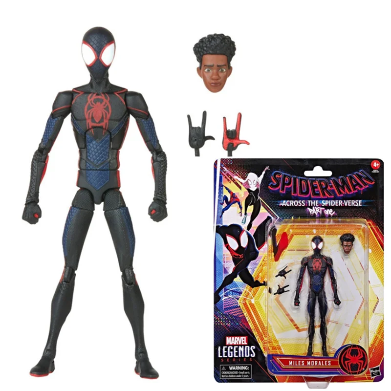 

In Stock Marvel Legends Series Spider-Man Across The Spider Verse Miles Morales Action Figure 6 Inch Scale Collectible Model Toy