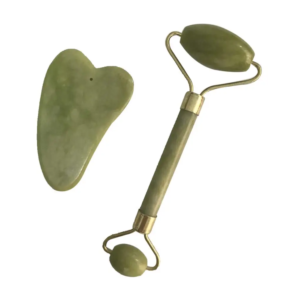 

Jade Slimming Roller Massager Moving Face Facial Tool