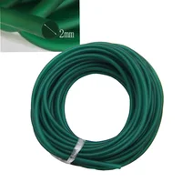 10 Meters Diameter 2mm & 2.5mm & 3mm  & 3.5mm & 5mm Solid Plain Traditional Elastic Rope Tied Reinforcement Group Fishing Line 1
