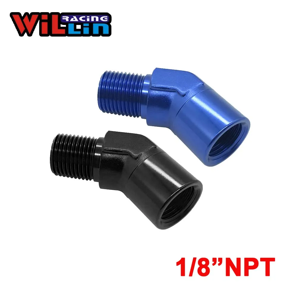 WILLIN 1 8 NPT 45 Degree Female To Male Elbow Aluminum Forged Adapter willin-1-8-npt-45-degree-female-to-male-elbow-aluminum-forged-adapter