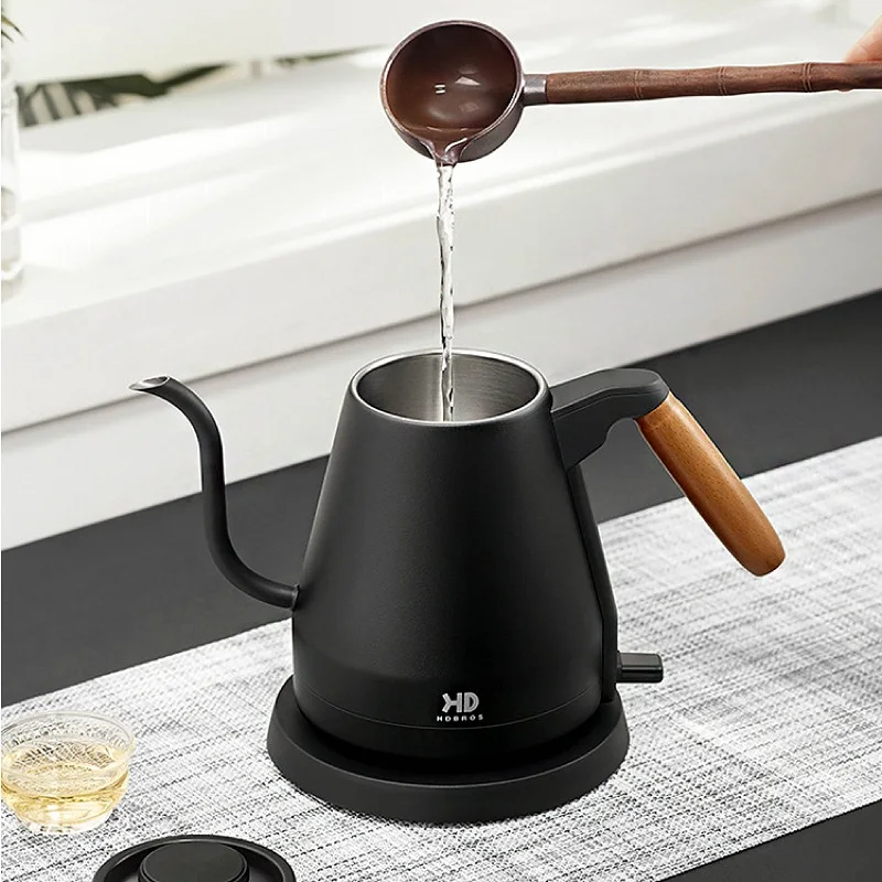 1500W Electric Gooseneck Coffee Pot Home Electric Kettle Auto Power Off 800ml Kung Fu Teapot Suitable For Tea/Coffee Office Po 2