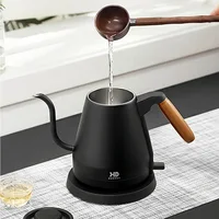 1500W Electric Gooseneck Coffee Pot Home Electric Kettle Auto Power Off 800ml Kung Fu Teapot Suitable For Tea/Coffee Office Po 2