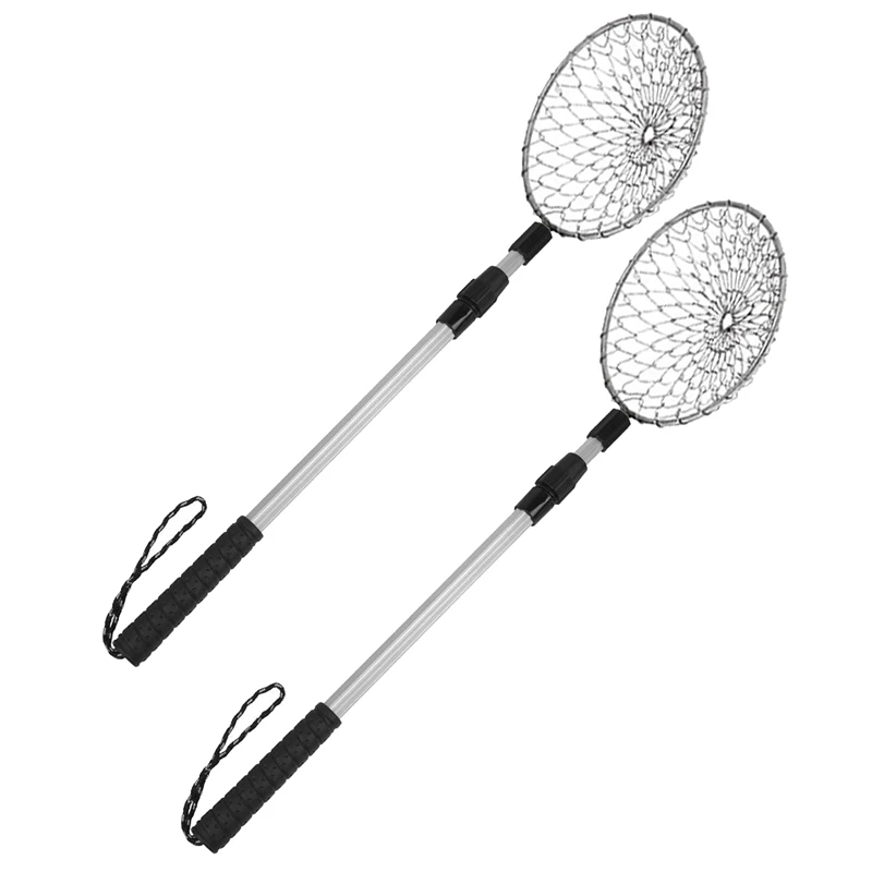

2PCS Beach Scoop Beach Shovel Extra Long Telescoping Shovel For Beachcombing Collect Seashell Rocks Sifting
