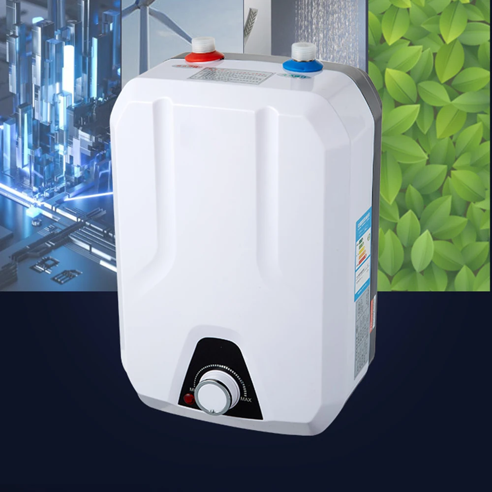 8lWaterStorageHeaterInstantHousehold220vStainlessSteelInner