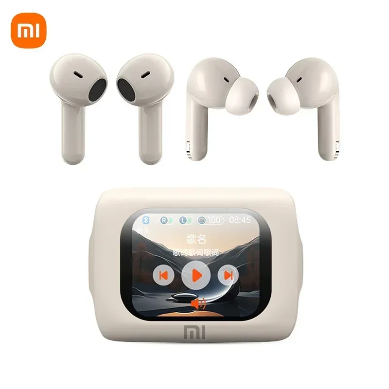 thumbnail image 1 of XIAOMI ANC ENC Auriculares inalámbricos verdaderos Bluetooth 5.4 2 pares de auriculares deportivos inteligentes con pantalla táctil a todo color y micrófono, 1 of 5