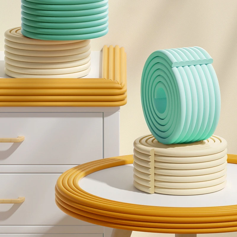 Silicone Table Corner Protector Table Corner Protector Table Edge Protector Furniture Anti Collision Strip 2M Thicken Baby Safety Protection Table Edge Corner