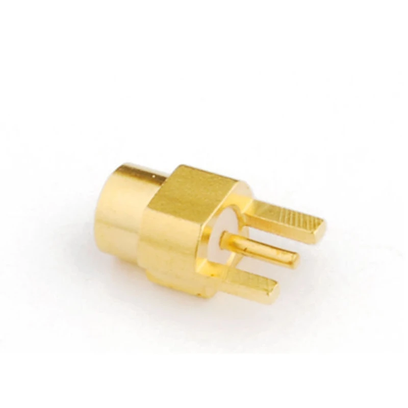 Gold Plated RF Coaxial Connector for Electronic Components