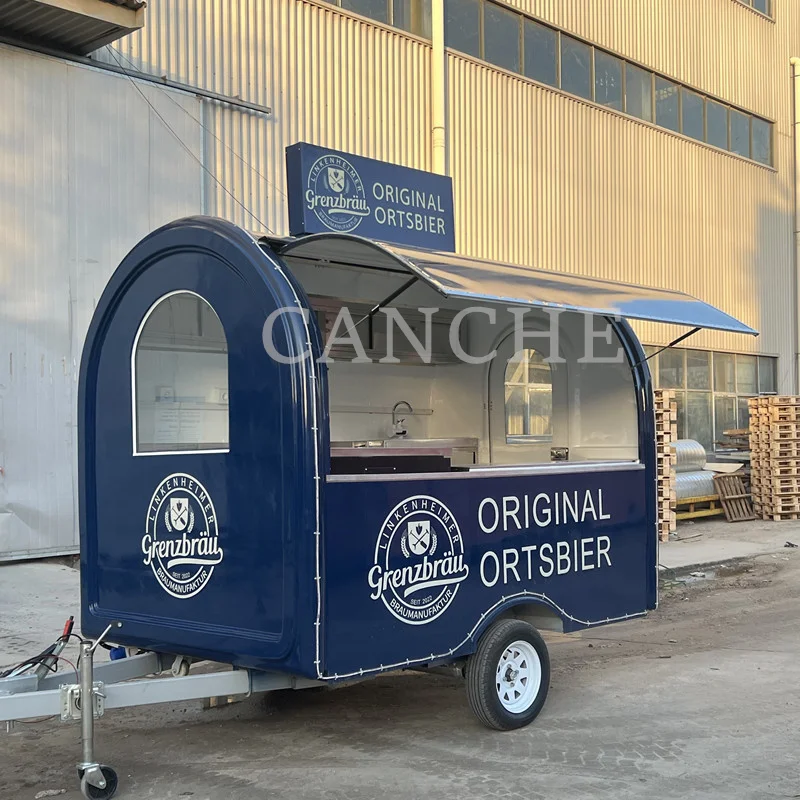 Fast Food Carts Halal Grill Kitchen Restaurant Gelato Cart Pizza Truck Mobile Coffee Ice Cream Food Trucks Kiosk Outdoor