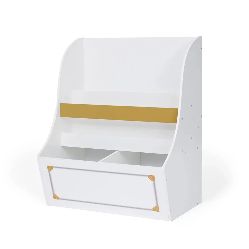 Fantasy Fields Versailles Kids Wooden Bookcase and Storage Bin 2