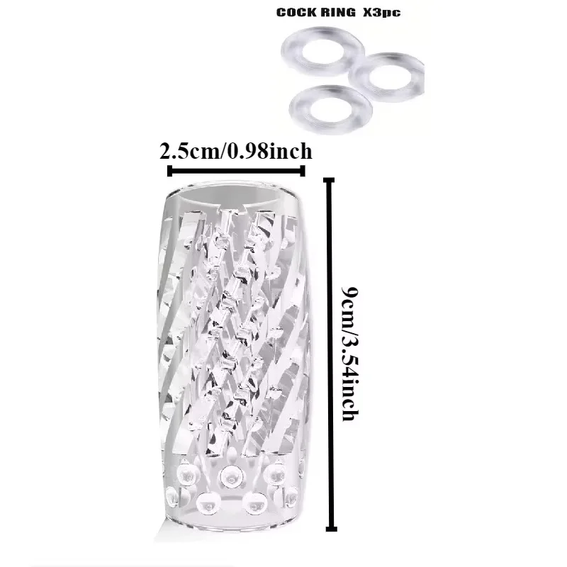 Men's Penis Trainer Pocket Pussy Realistic Adult  Adult Endurance Exercise Sex Products Pocket Pussy Adult Sexy Sex Toy For Men