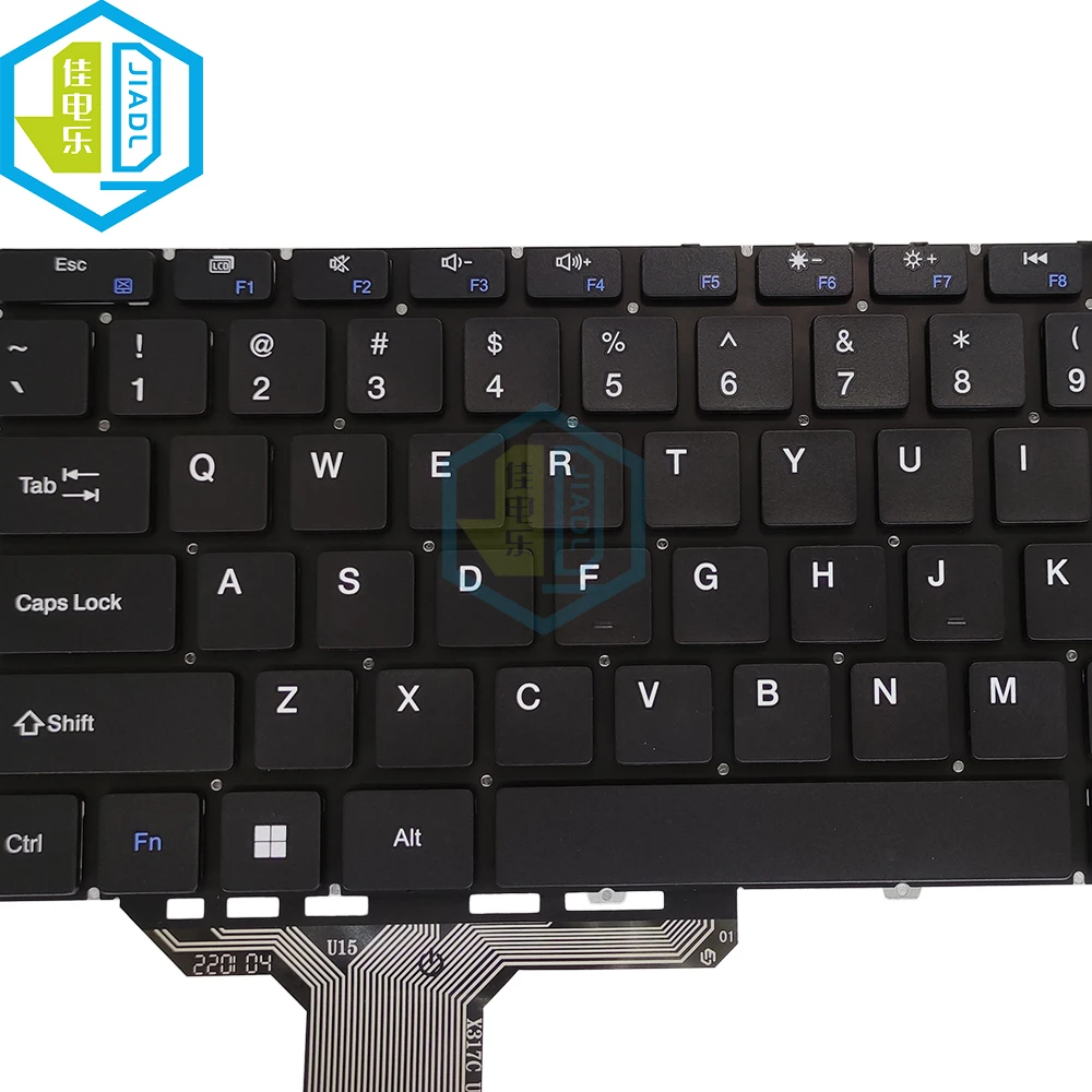 EUA, Inglês, Russo, Teclados de substituição, Notebook,