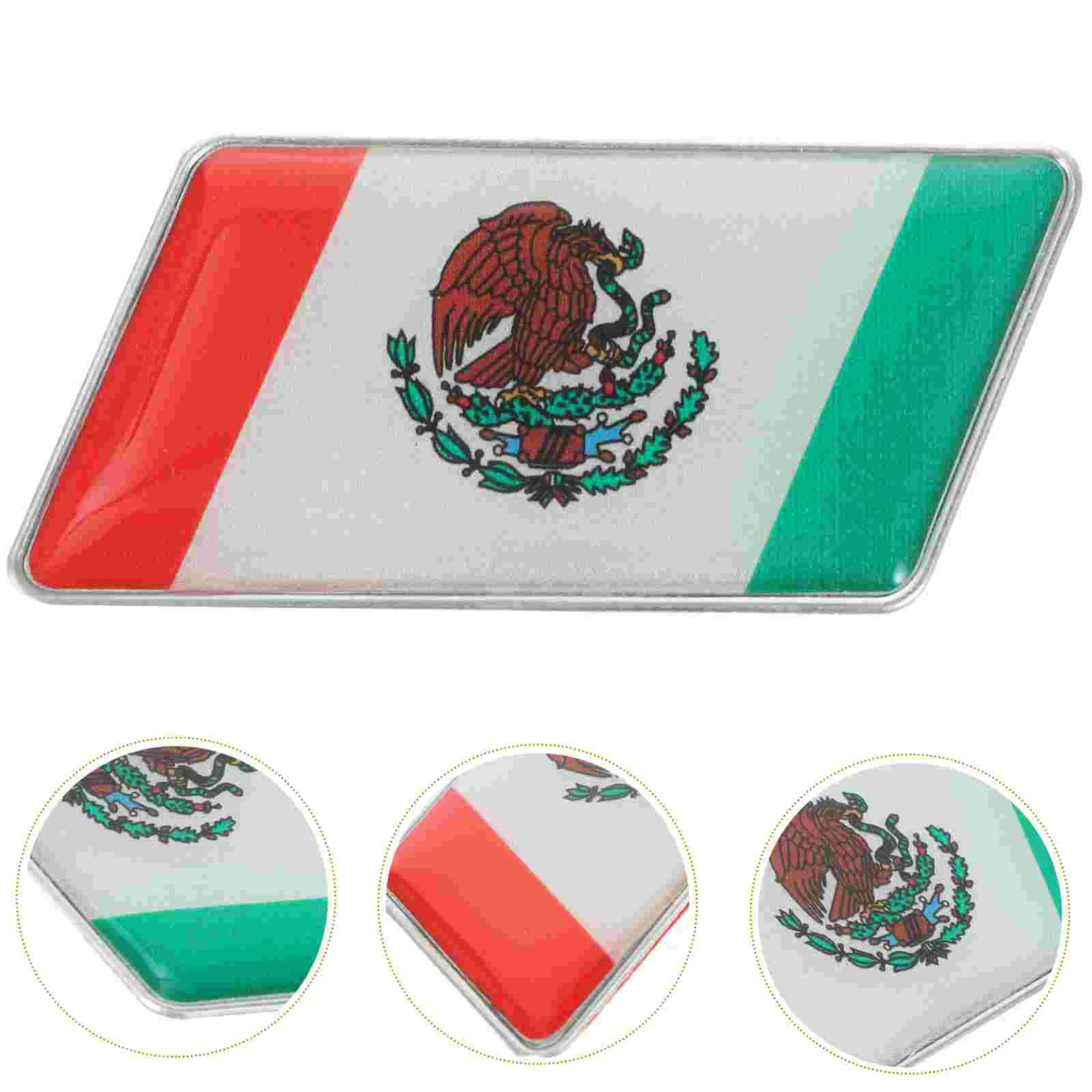 

Наклейка на автомобиль с мексиканским флагом, зеркальная аппликация, наклейки на окна, бумажная наклейка на лобовое стекло для автомобилей