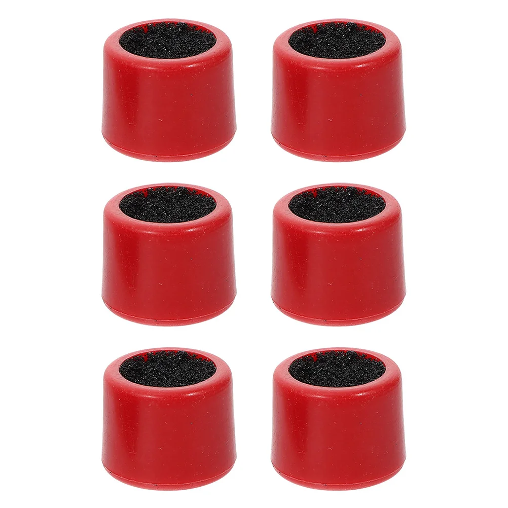 

6 Pcs Skin Shaper Tip Sander Grinder for Snooker Cue Stick Aerator Plastic Pool Supplies Billiard