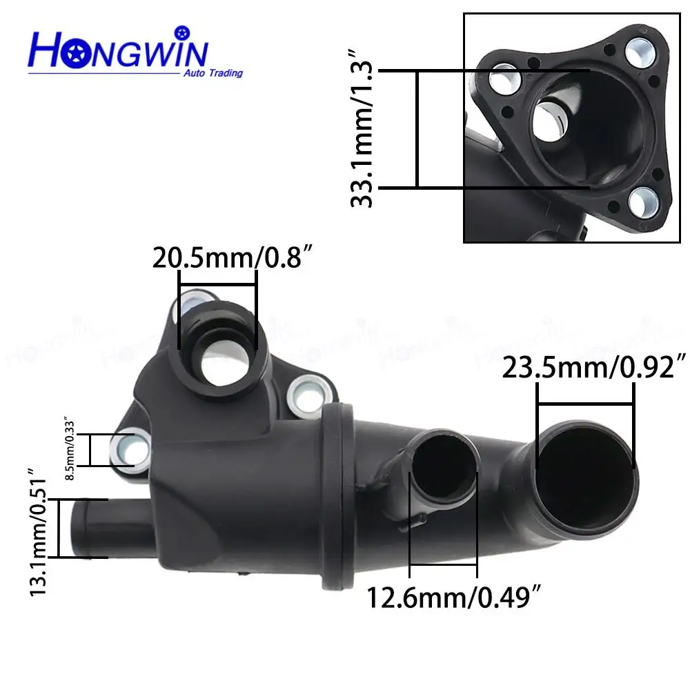 25611-02801 Thermostat Housing Water Outlet Pipe For HYUNDAI Getz 2002-2011 EON KIA PICANTO 2004-2011 i10 2007-2013
