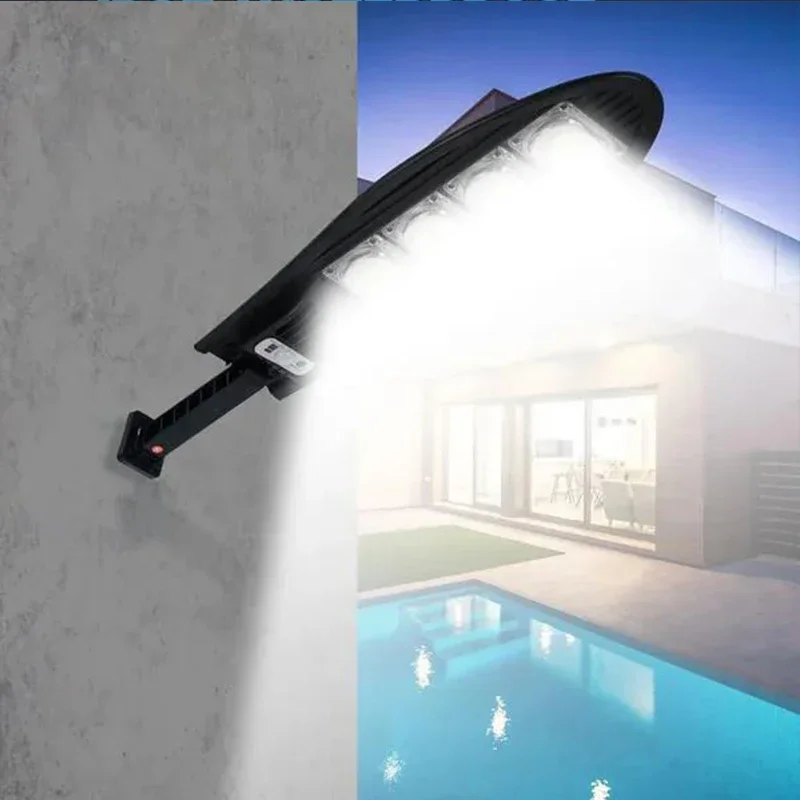 Description Picture 4 of itemSolar Street Lights Outdoor, Solar Lamp With 3 Light Mode Remote Control Waterproof Motion Sensor Lighting for Garden Patio Path